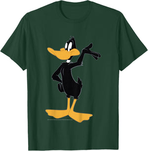 Kids Looney Tunes Daffy Duck Simple Portrait T-Shirt - T-Shirt | Forest