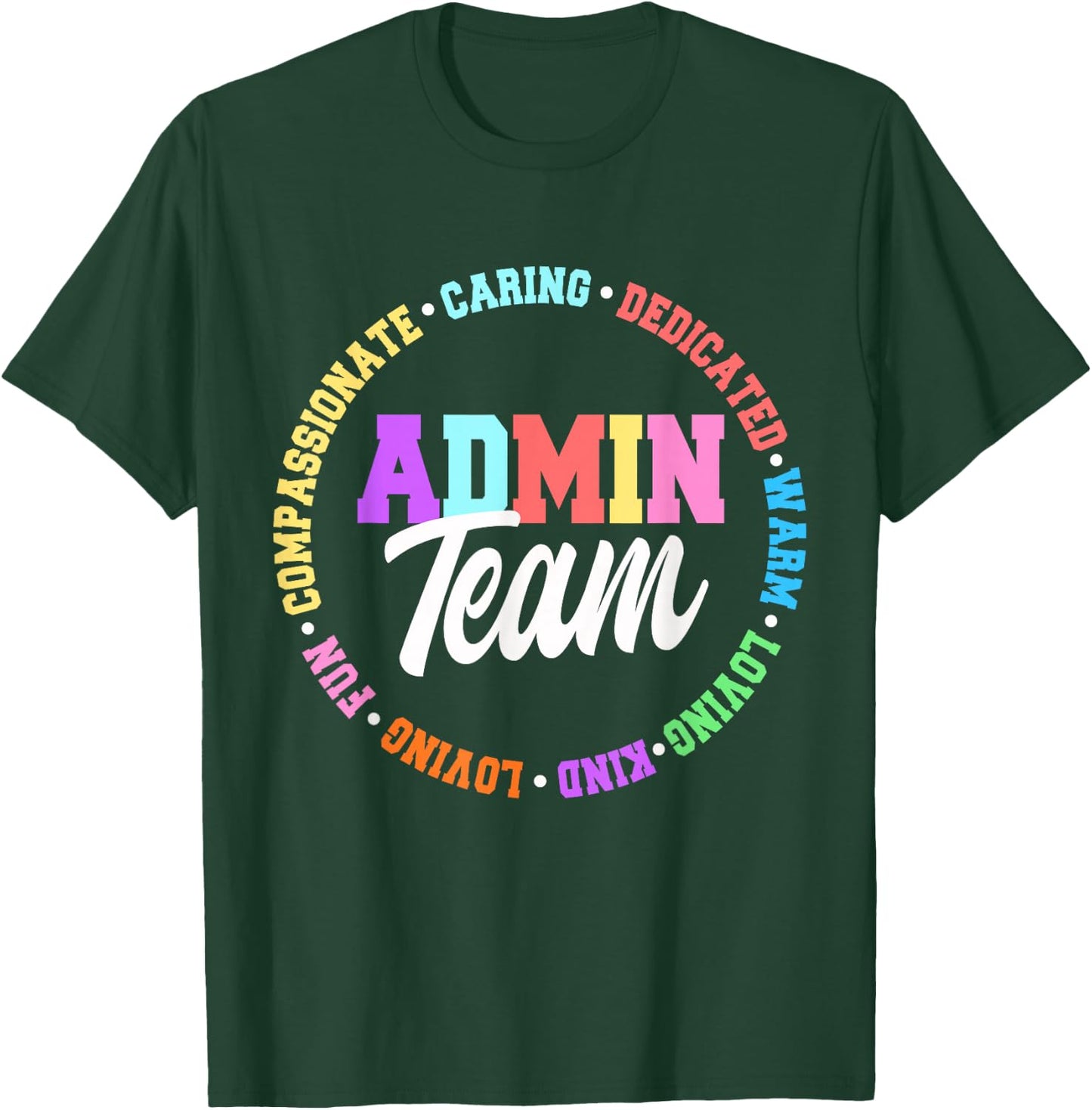 Office Team Staff Admin Squad Apparel -Adults Black 3XL T-Shirt - T-Shirt | Forest