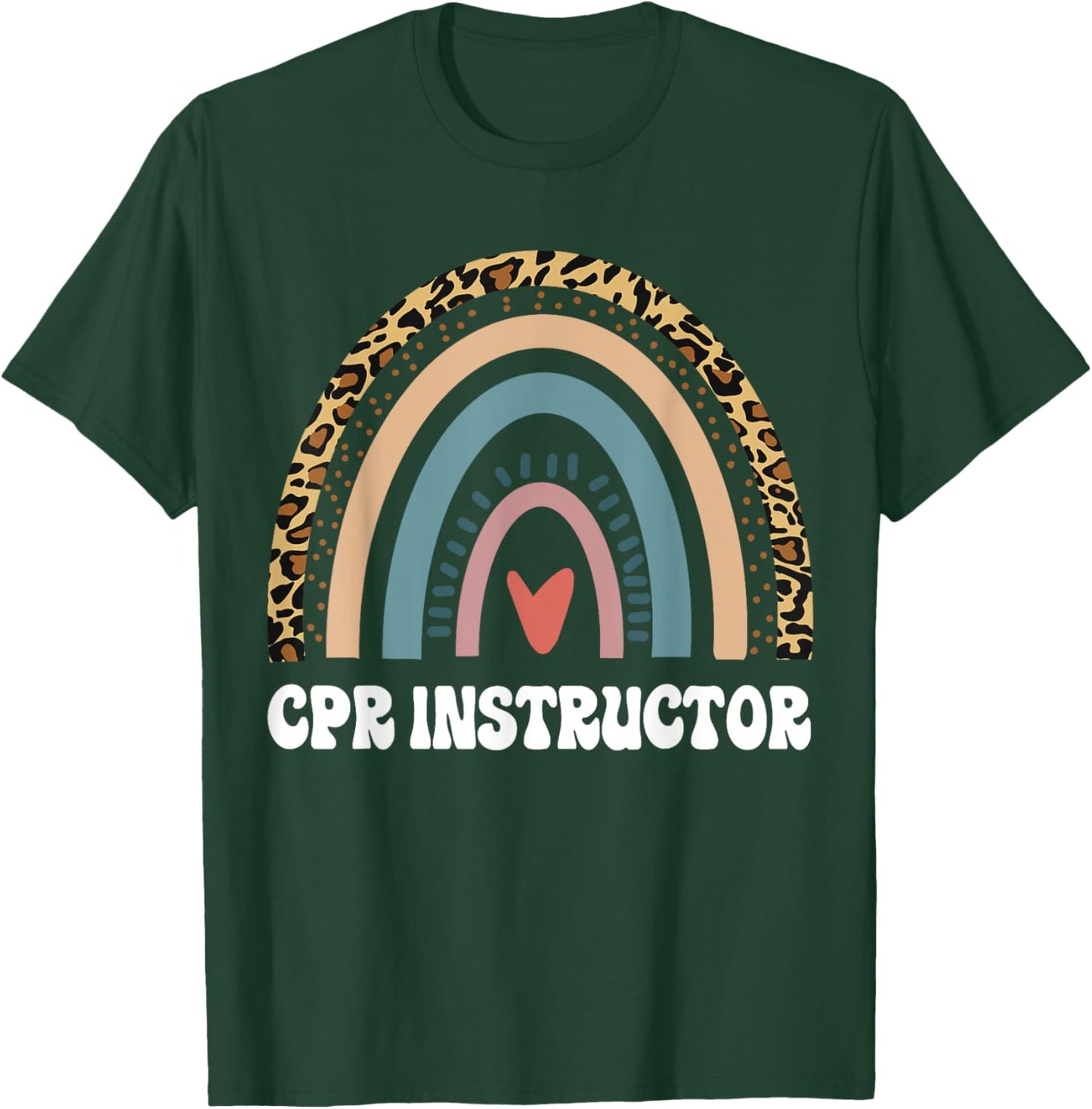 CPR Instructor Training and Teaching EMS Ambulance T-Shirt - T-Shirt | Forest