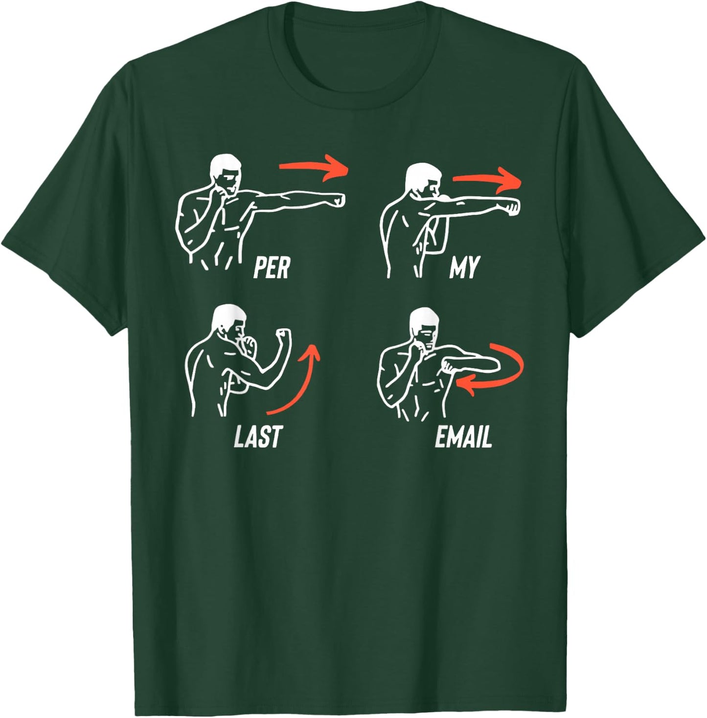 Per My Last Email Coworker Humor Funny Men Costumed T-Shirt - T-Shirt | Forest