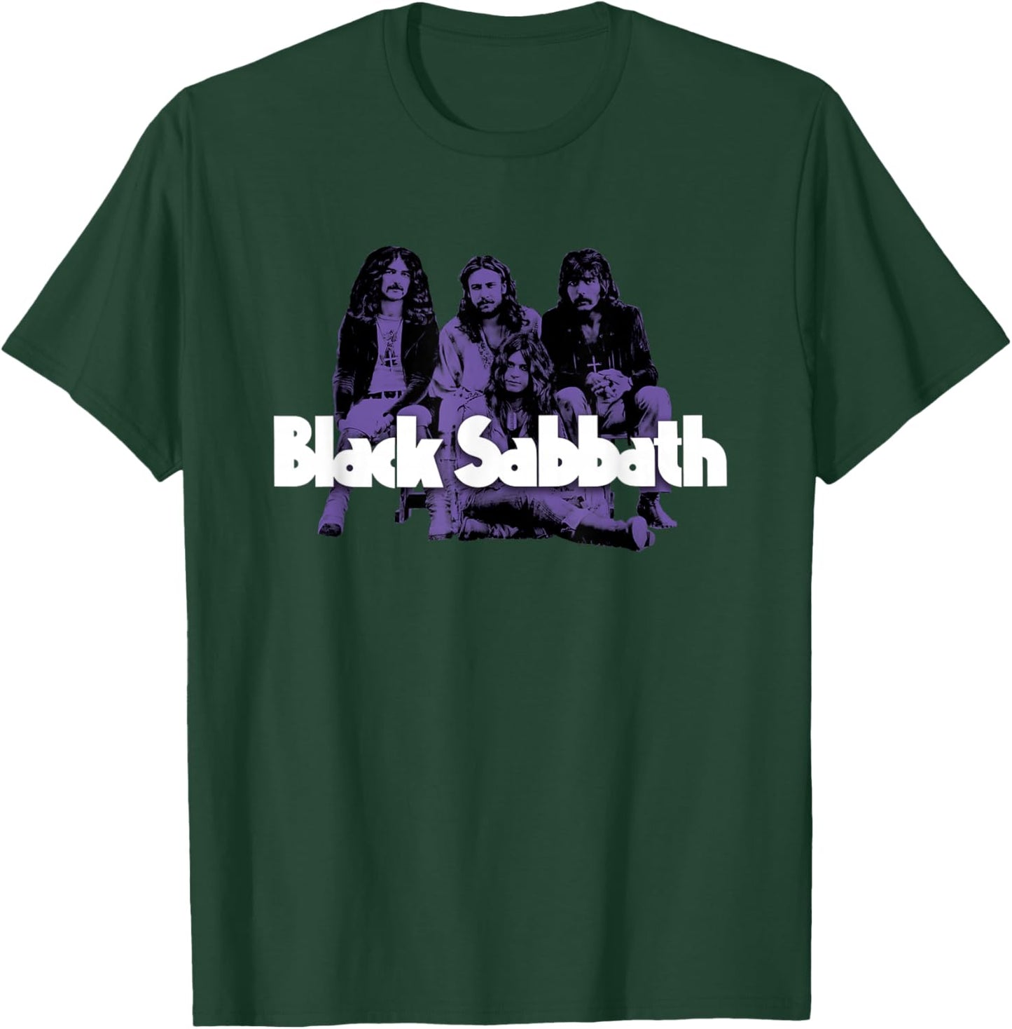 Official Black Sabbath Purple Photo T-Shirt - T-Shirt | Forest