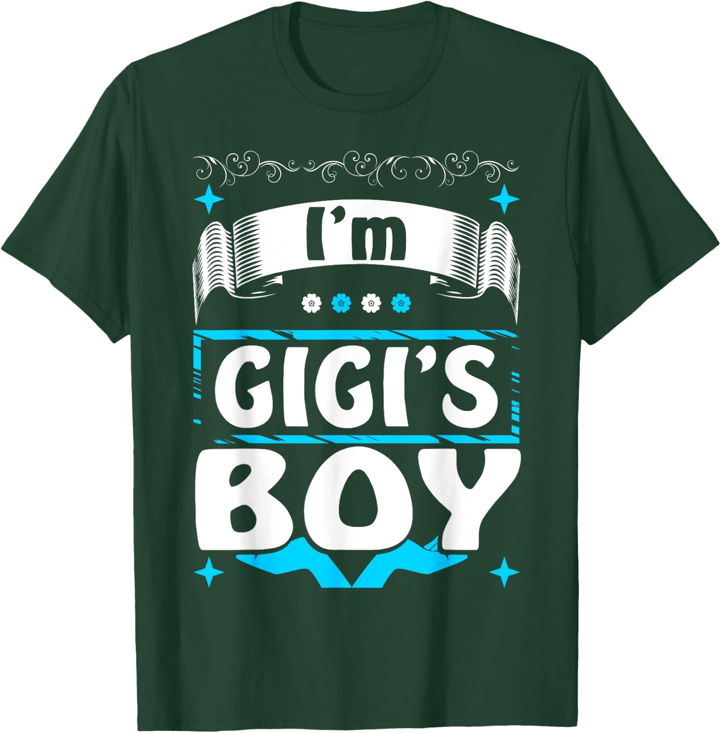 Gigi Boy Infant Toddler Gift Funny T-Shirt - T-Shirt | Forest