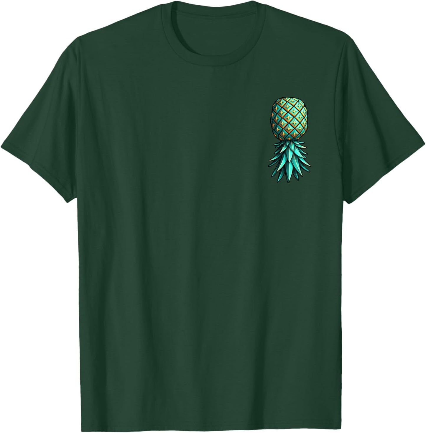 Secret Order - Upside Down Pineapple Alternative Lifestyle T-Shirt - T-Shirt | Forest