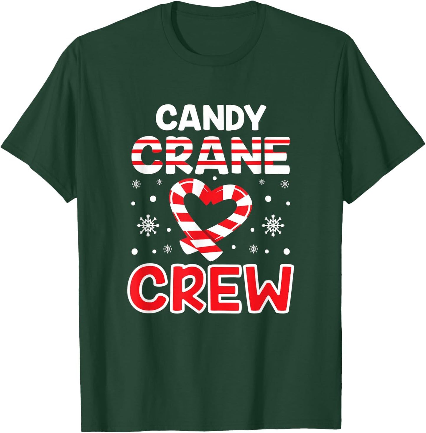 Candy Cane Crew Christmas Sweets Family Matching Costume T-Shirt - T-Shirt | Forest
