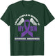 I Wear Purple In Memory Of My Son | Overdose Awareness T-Shirt - T-Shirt | Forest