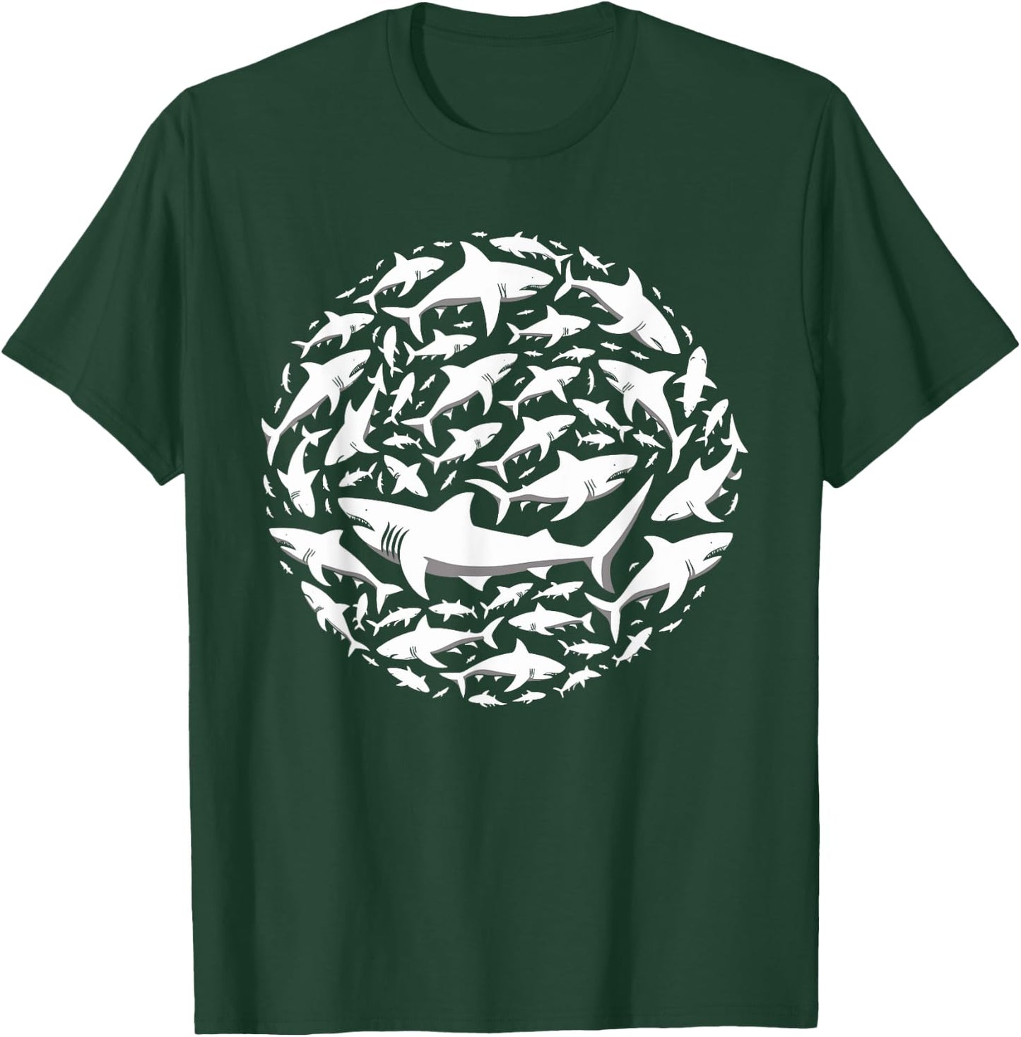 Shark Marine Biology Animal Sharks Lover T-Shirt - T-Shirt | Forest