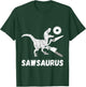 Carpenter Dinosaur Woodworker Dino Carpentry T-Rex Chainsaw T-Shirt - T-Shirt | Forest