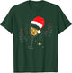 Christmas Champagne Santa Hat Glass Drink T-Shirt - T-Shirt | Forest