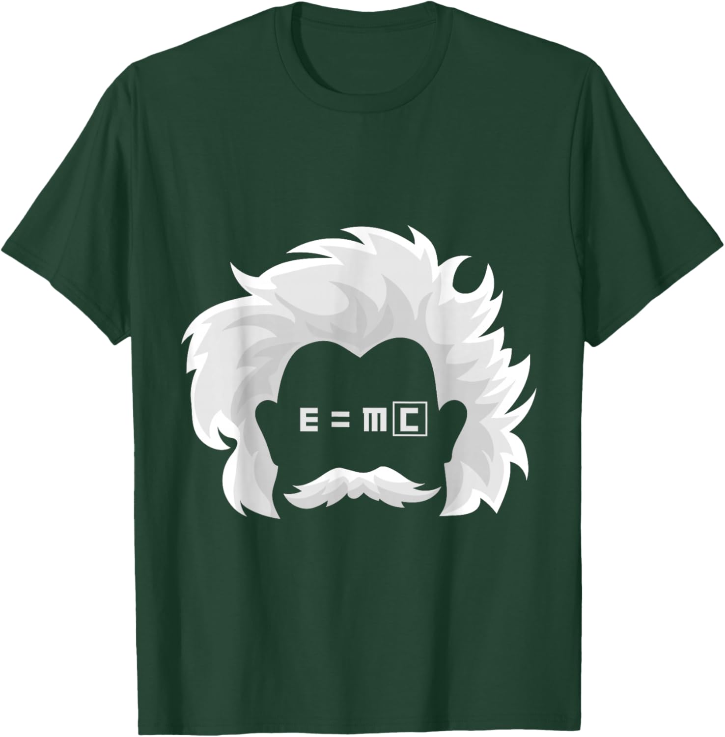 E=MC Square Einstein's Famous Scientific Physics Formula T-Shirt - T-Shirt | Forest