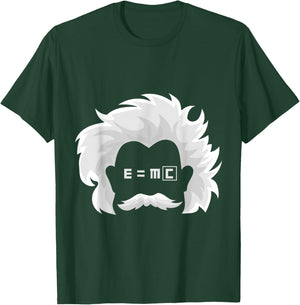 E=MC Square Einstein's Famous Scientific Physics Formula T-Shirt - T-Shirt | Forest