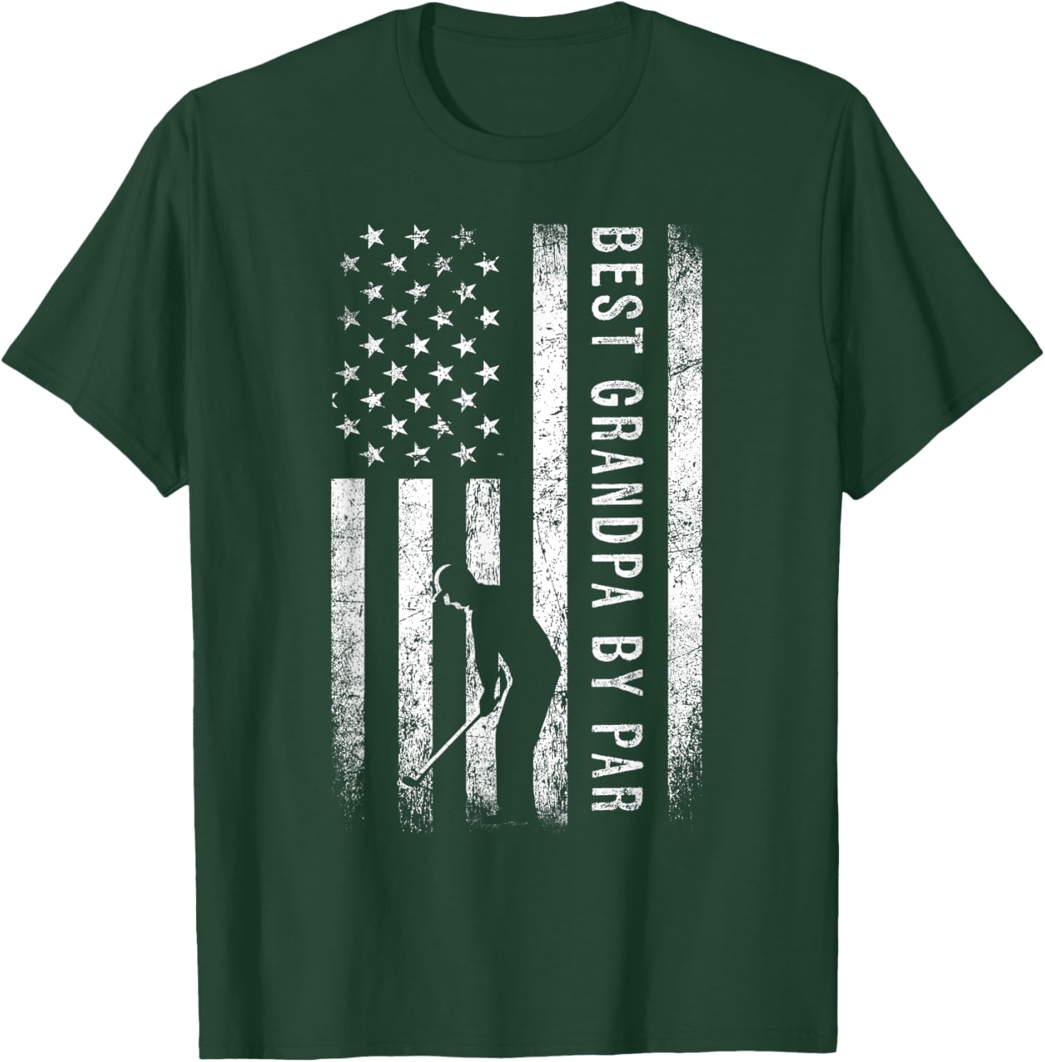Best Grandpa By Par Golfing Gifts Grandpa Father's Day Golf T-Shirt - T-Shirt | Forest