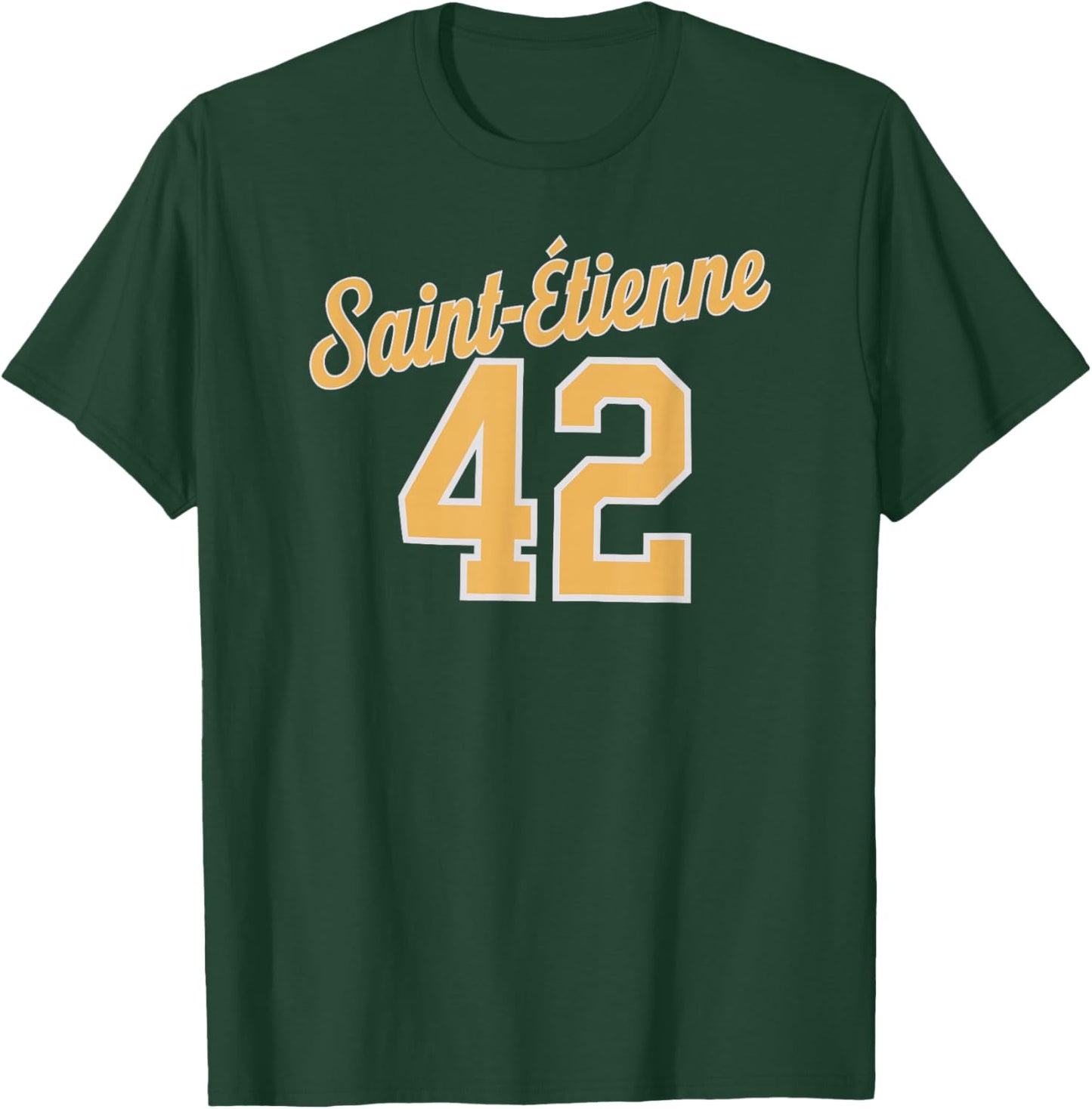 Saint-Étienne 42 , Black, S T-Shirt - T-Shirt | Forest