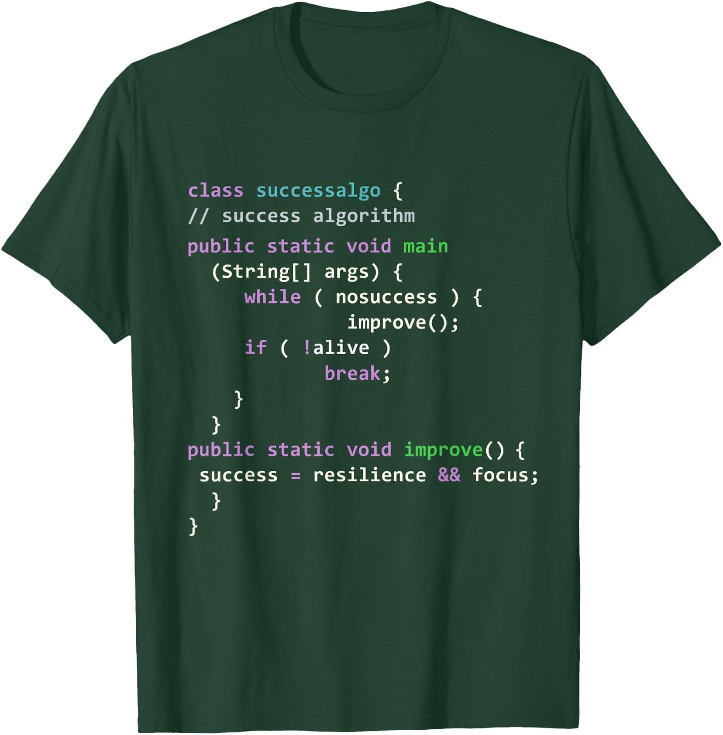 Java Programming Java Success Algorithm Java Programmer T-Shirt - T-Shirt | Forest