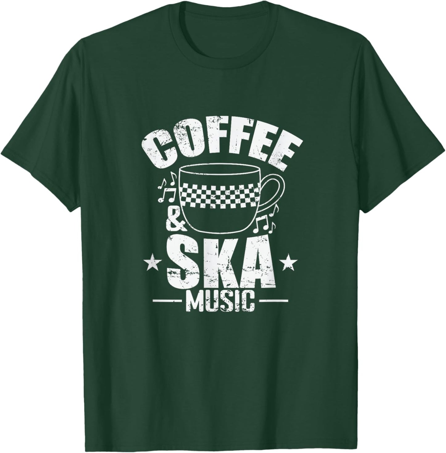 Coffee and Ska Music T-Shirt - T-Shirt | Forest