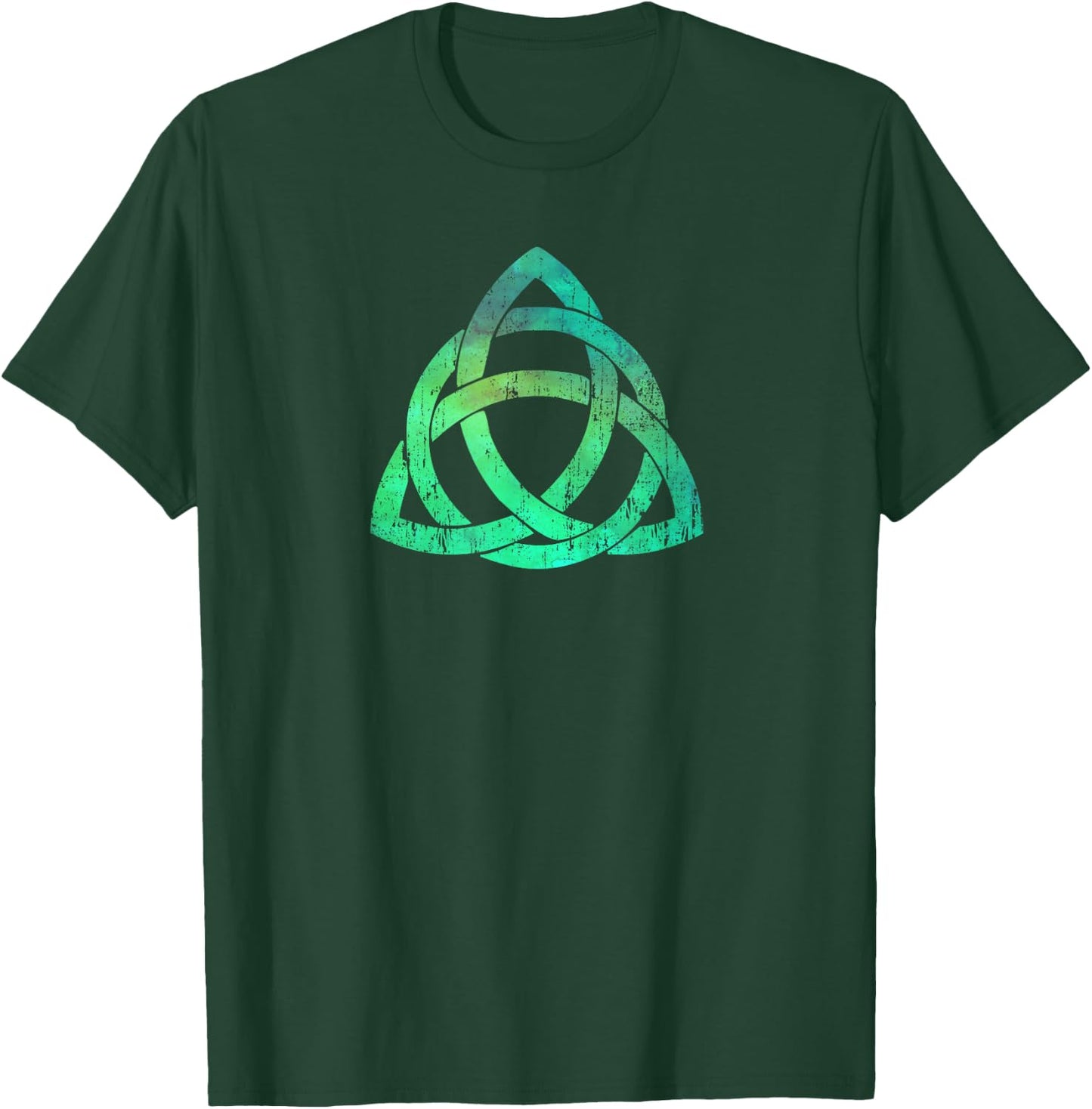 Irish Celtic Trinity Knot Triquetra Symbol Christian Faith T-Shirt - T-Shirt | Forest