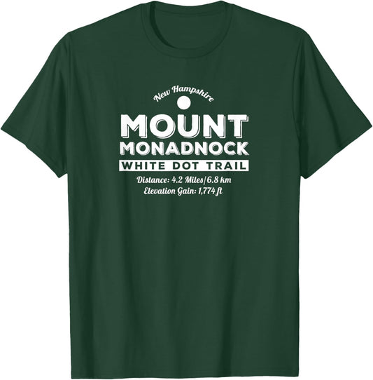 Mount Monadnock White Dot Trail T-Shirt - T-Shirt | Forest