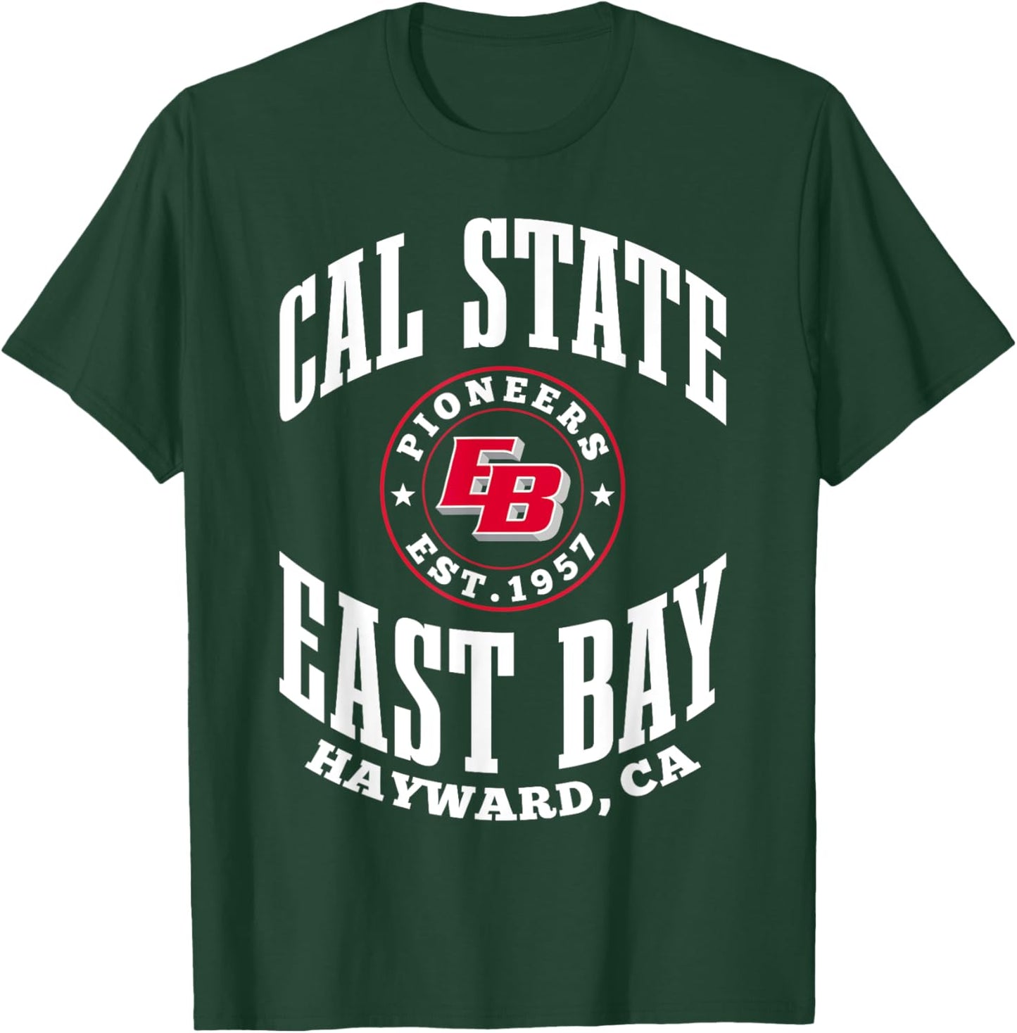 Cal State East Bay Hayward, CA EB Pioneers Est. 1957 T-Shirt - T-Shirt | Forest