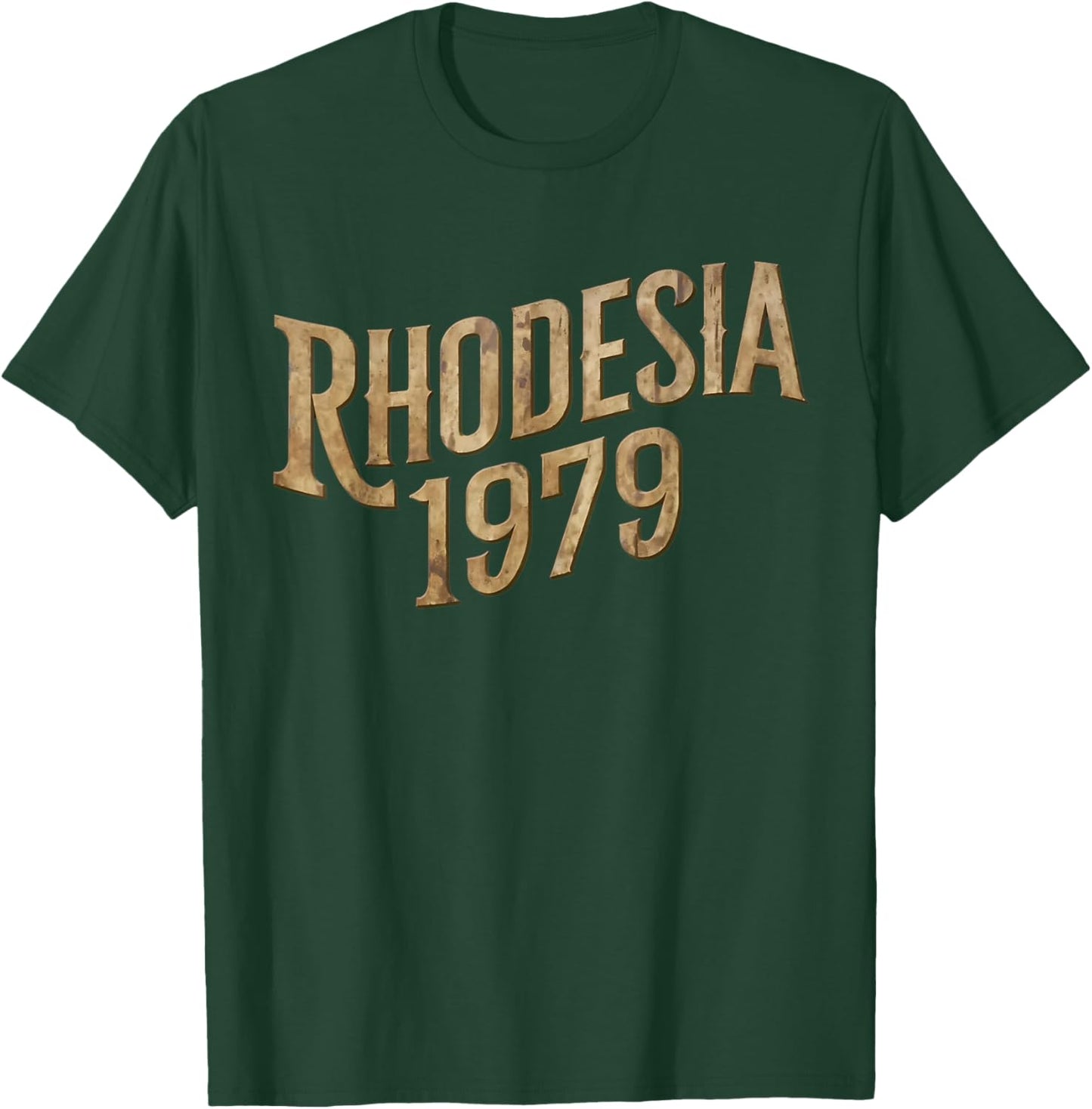 Vintage Rhodesia South African Southern Country Rhodesian T-Shirt - T-Shirt | Forest