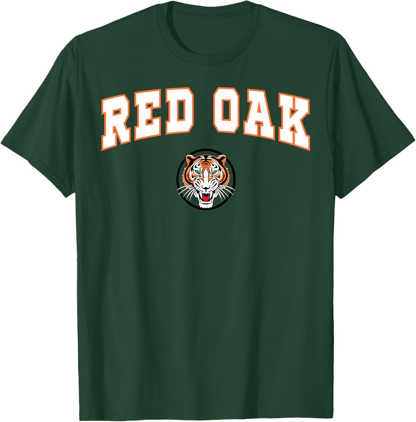 Red Oak High School Tigers C2 T-Shirt - T-Shirt | Forest