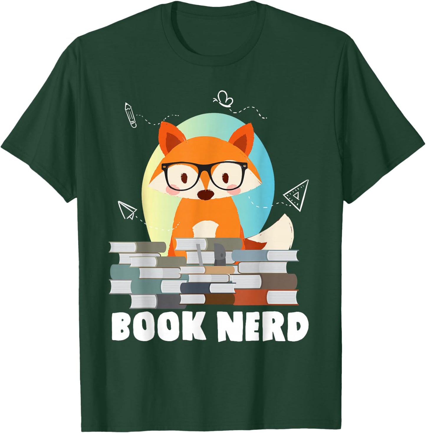 Bookworm Book Literature Novel Reading Rat T-Shirt - T-Shirt | Forest