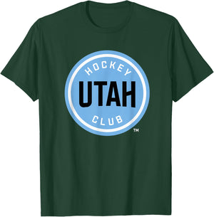 Utah Hockey Club Icon Dark Heather Officially Licensed T-Shirt - T-Shirt | Forest