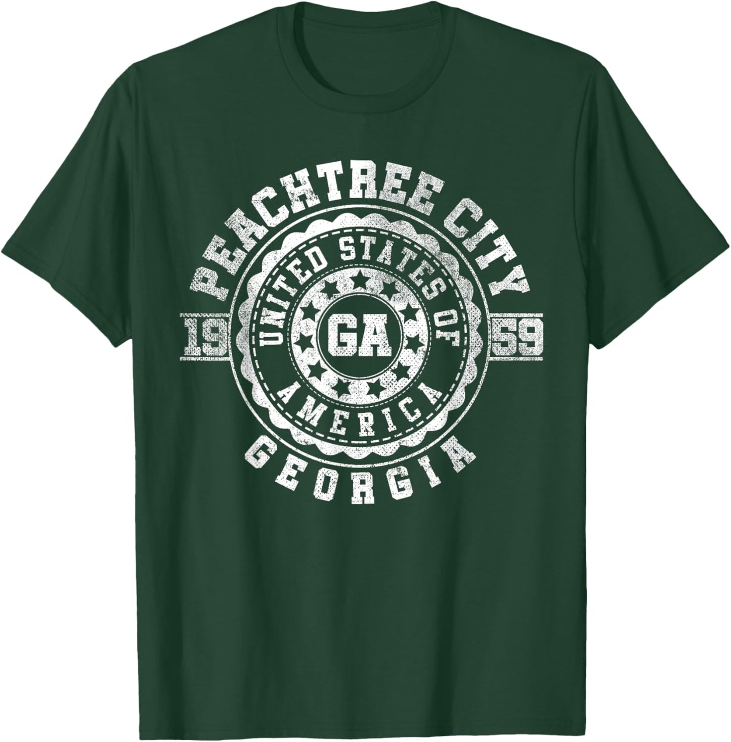 Peachtree City GA | Georgia | Vintage City Apparels T-Shirt - T-Shirt | Forest