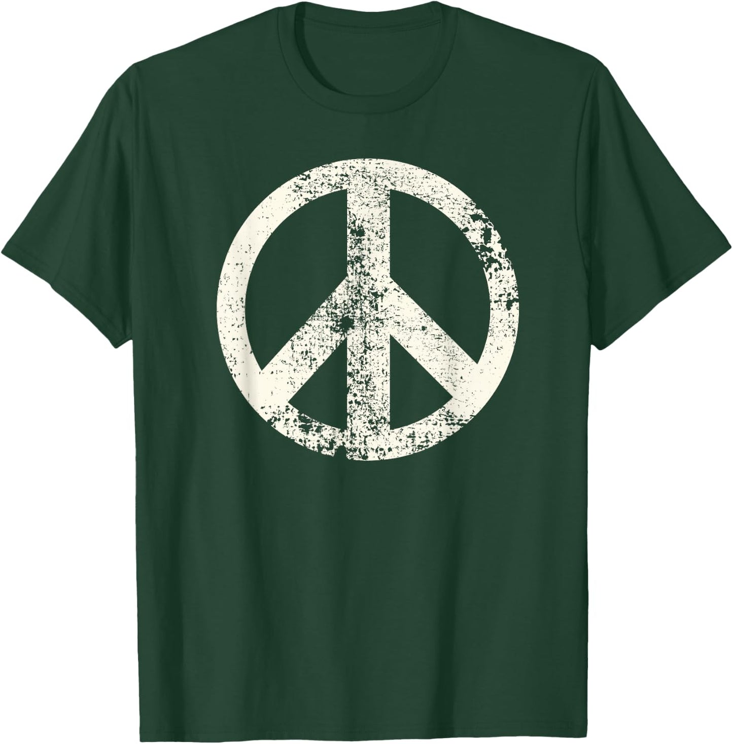 Peace Sign Bright Colorful Flowers 60's 70's Hippie Costume T-Shirt - T-Shirt | Forest