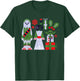 Star Wars Chewbacca Princess Leia and Yoda Christmas Holiday T-Shirt - T-Shirt | Forest