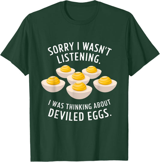 Deviled Egg Omelet Funny Food Lover Foodie Women Men T-Shirt - T-Shirt | Forest