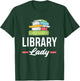 Funny Library Lady Librarian Library Assistant Small T-Shirt - T-Shirt | Forest
