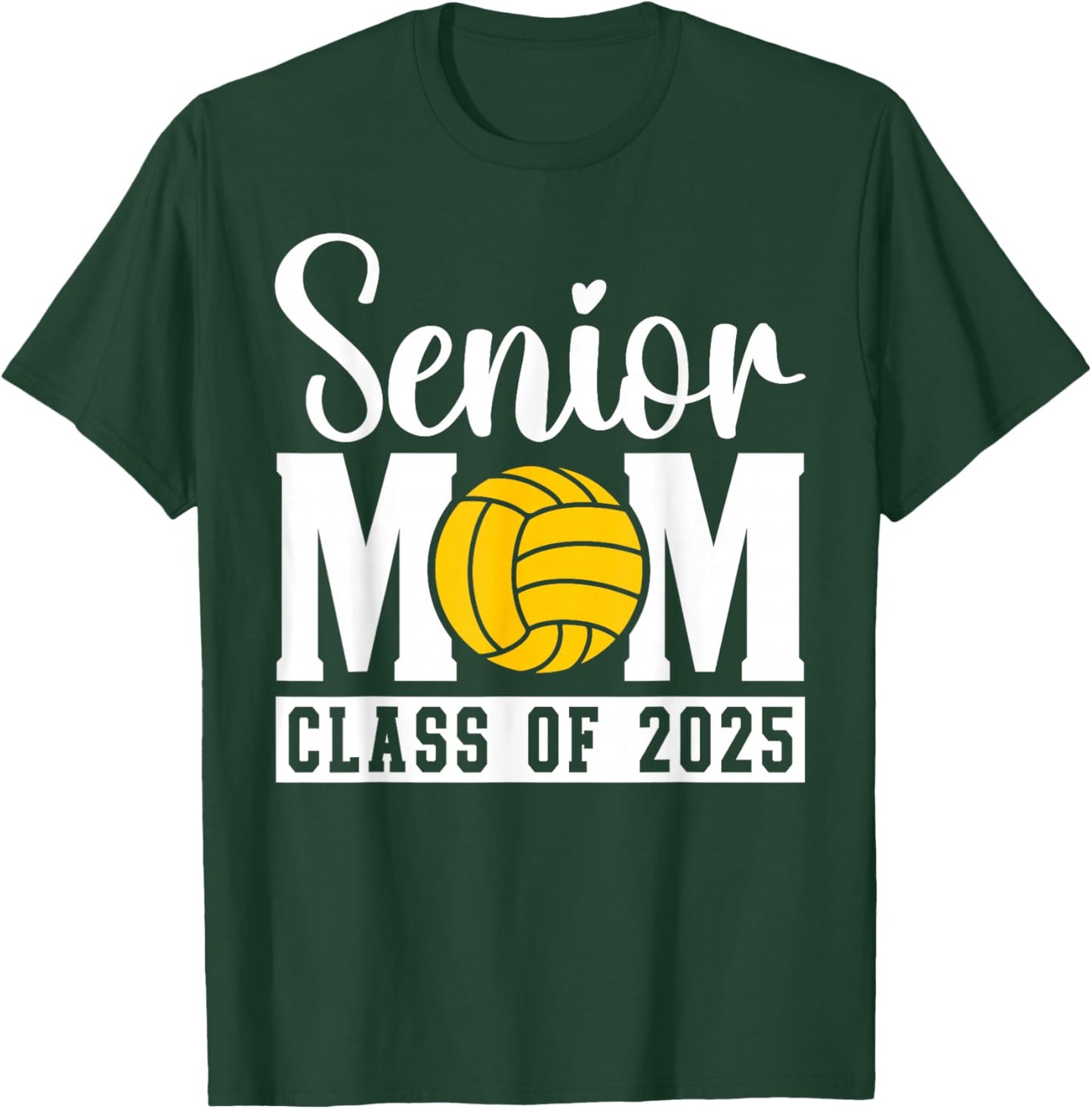 Senior Water Polo Mom 2025 Graduation Class Of 2025 Women's T-Shirt - T-Shirt | Forest