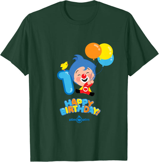 Plim Plim The Kindness Hero - Happy Birthday T-Shirt - T-Shirt | Forest
