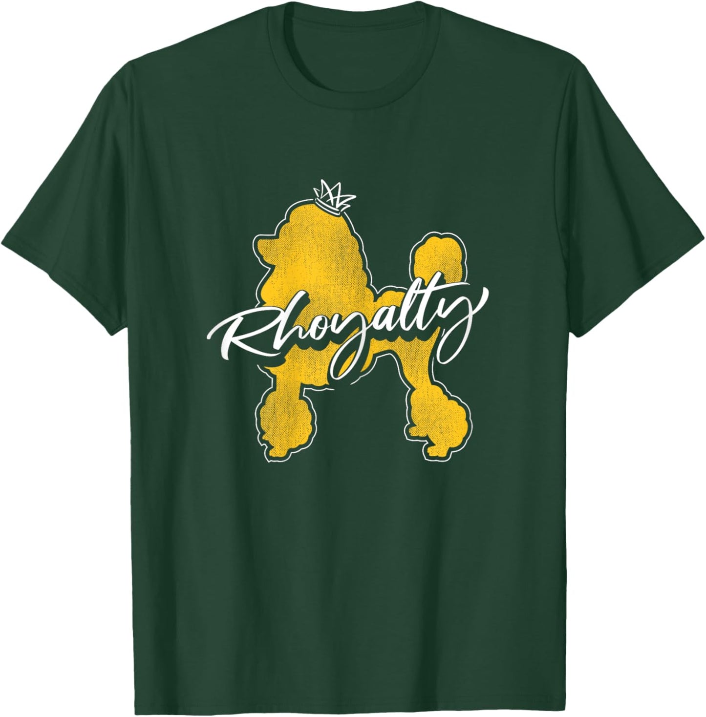 Stylish Rhoyalty Pretty Poodle T-Shirt - T-Shirt | Forest