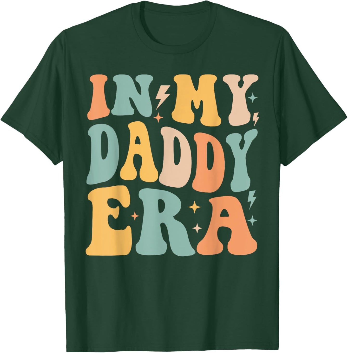 Retro Groovy In My Daddy Era Father's Day T-Shirt - T-Shirt | Forest
