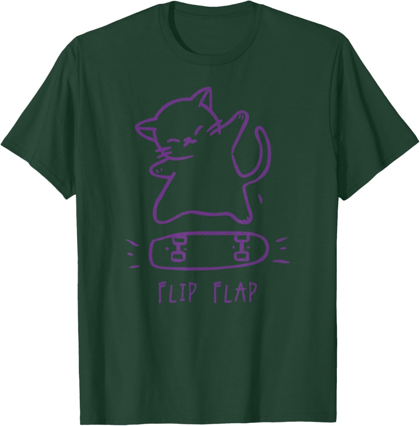Cat Hip Hop Y2K Vintage Retro Hipster Edgy Streetwear Cat T-Shirt - T-Shirt | Forest