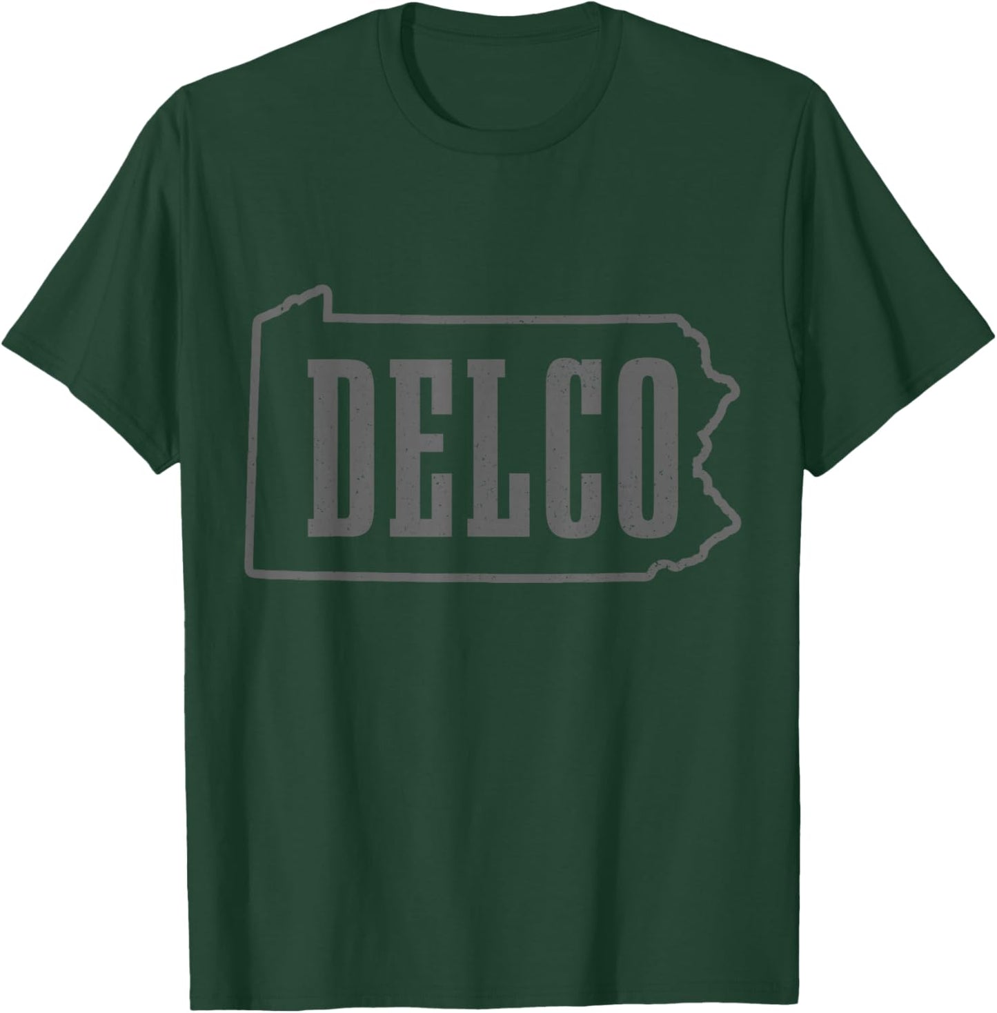 Delco Delaware County Card Pride Pennsylvania Vintage T-Shirt - T-Shirt | Forest