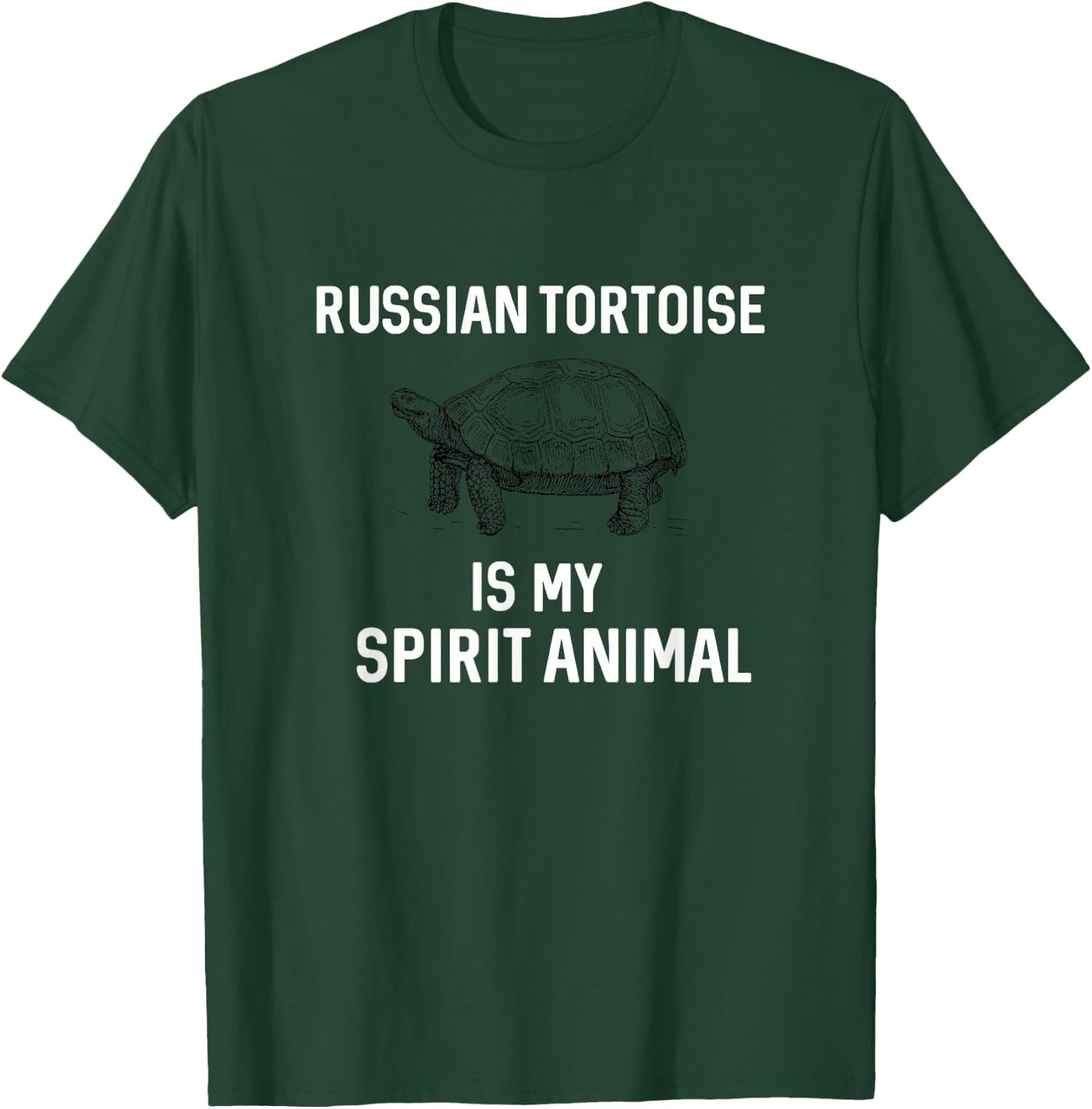 Tortoise - Russian Tortoise lovers Gift T-Shirt - T-Shirt | Forest