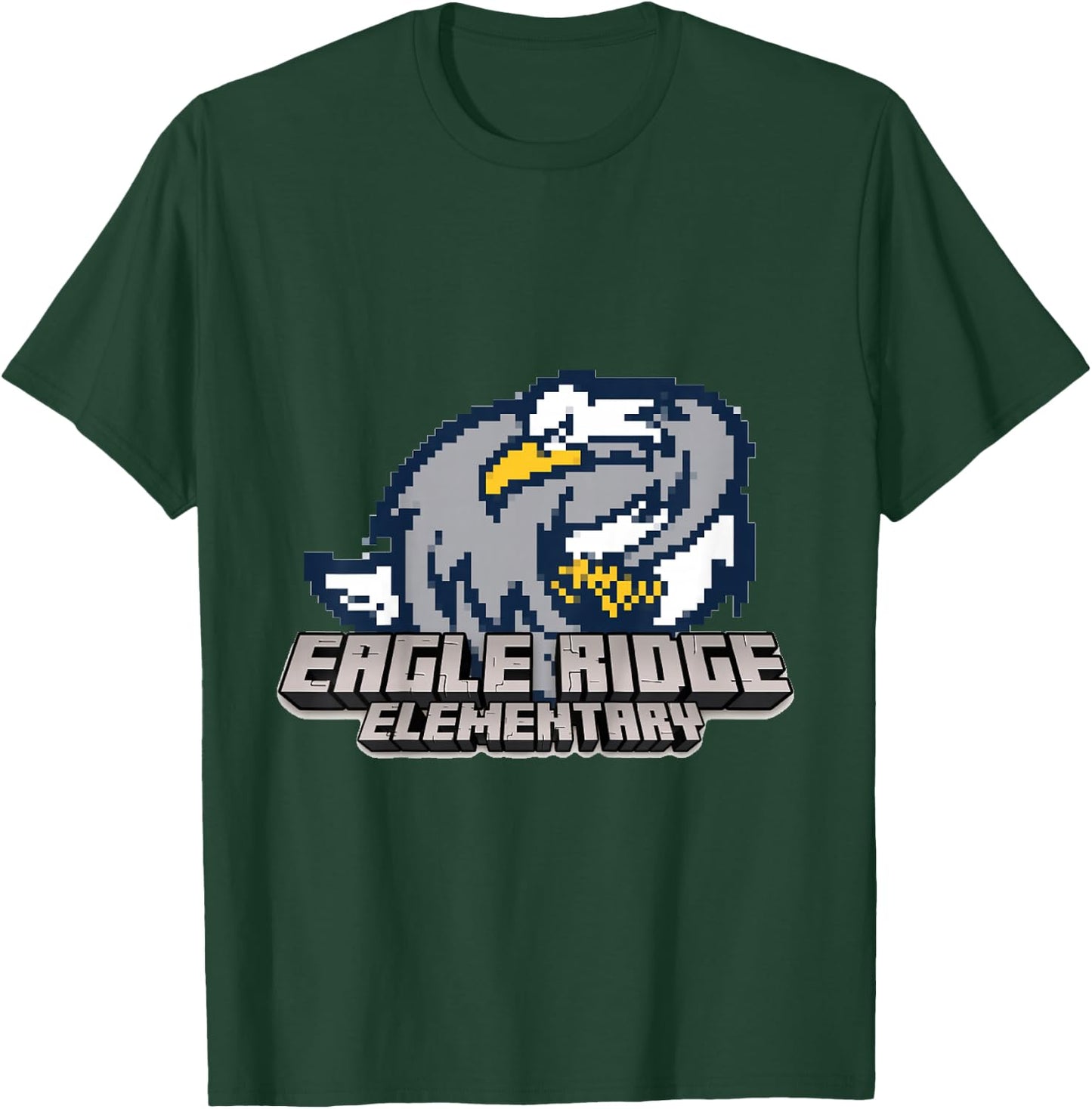 Eagle Ridge Pixel T-Shirt - T-Shirt | Forest