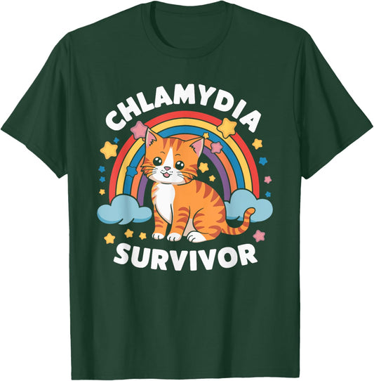 Chlamydia Survivor T-Shirt - T-Shirt | Forest
