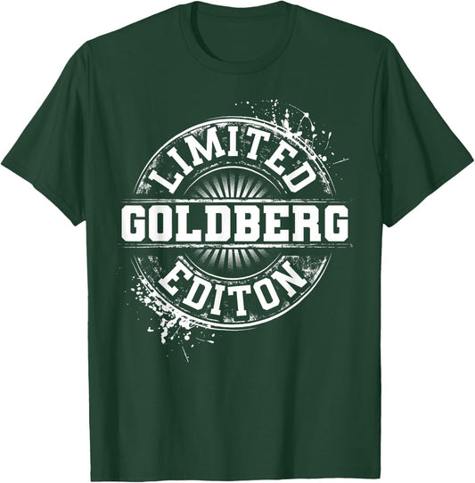 GOLDBERG Funny Surname Family Tree Birthday Reunion Gift T-Shirt - T-Shirt | Forest