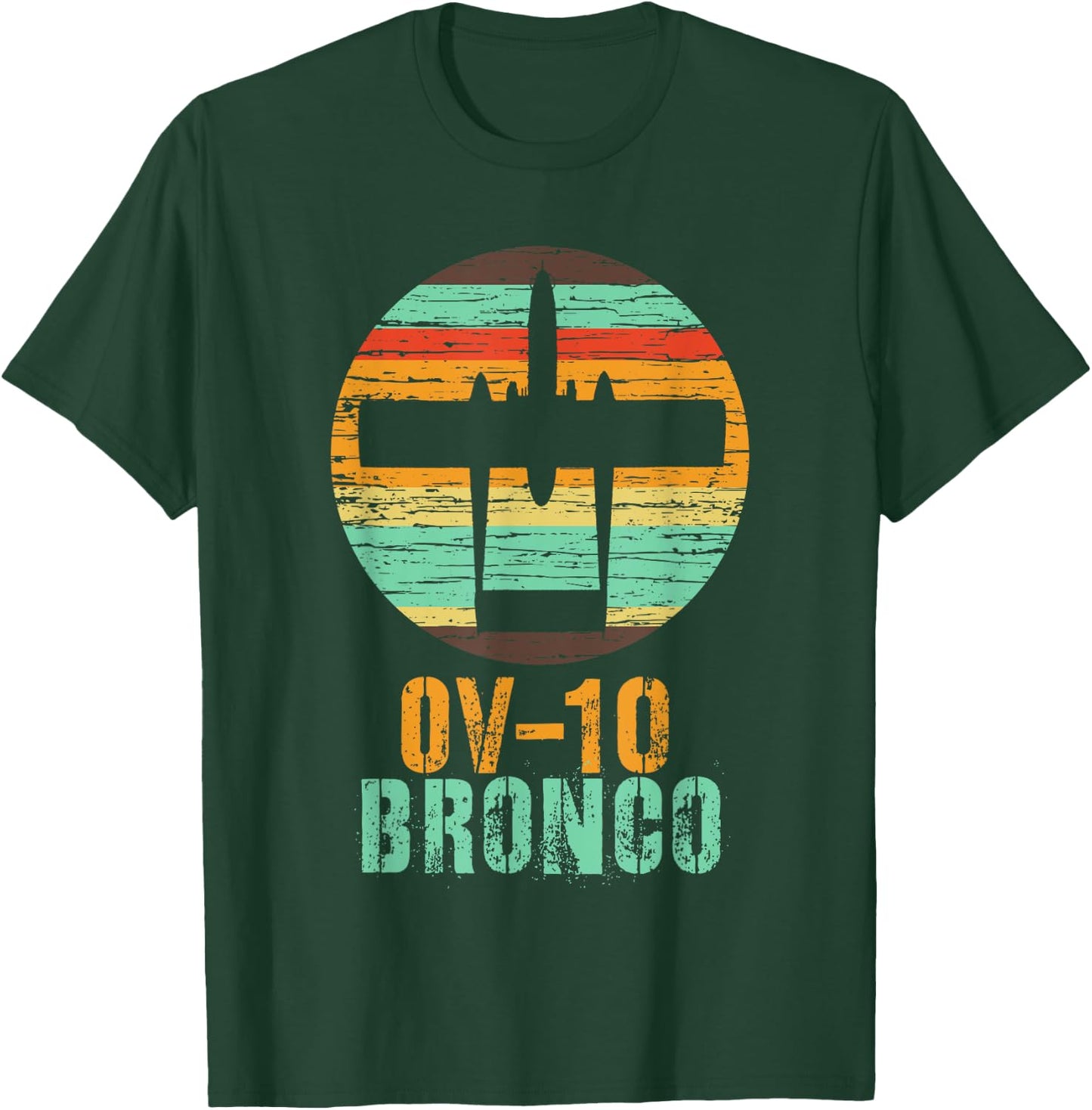 Vintage OV-10 Bronco Military Aviation Shirt T-Shirt - T-Shirt | Forest