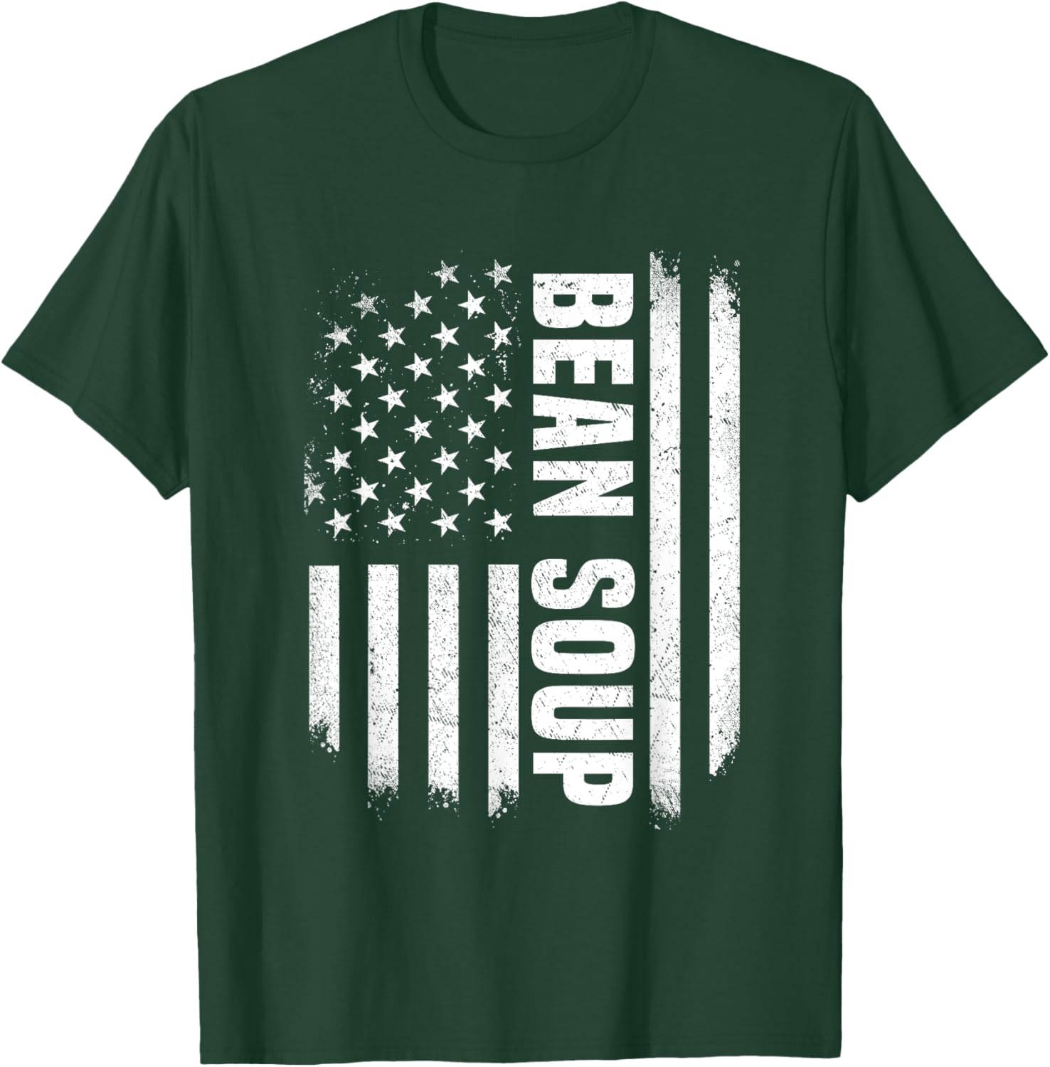 American Flag Bean Soup Outfit Dry Beans Mix USA T-Shirt - T-Shirt | Forest