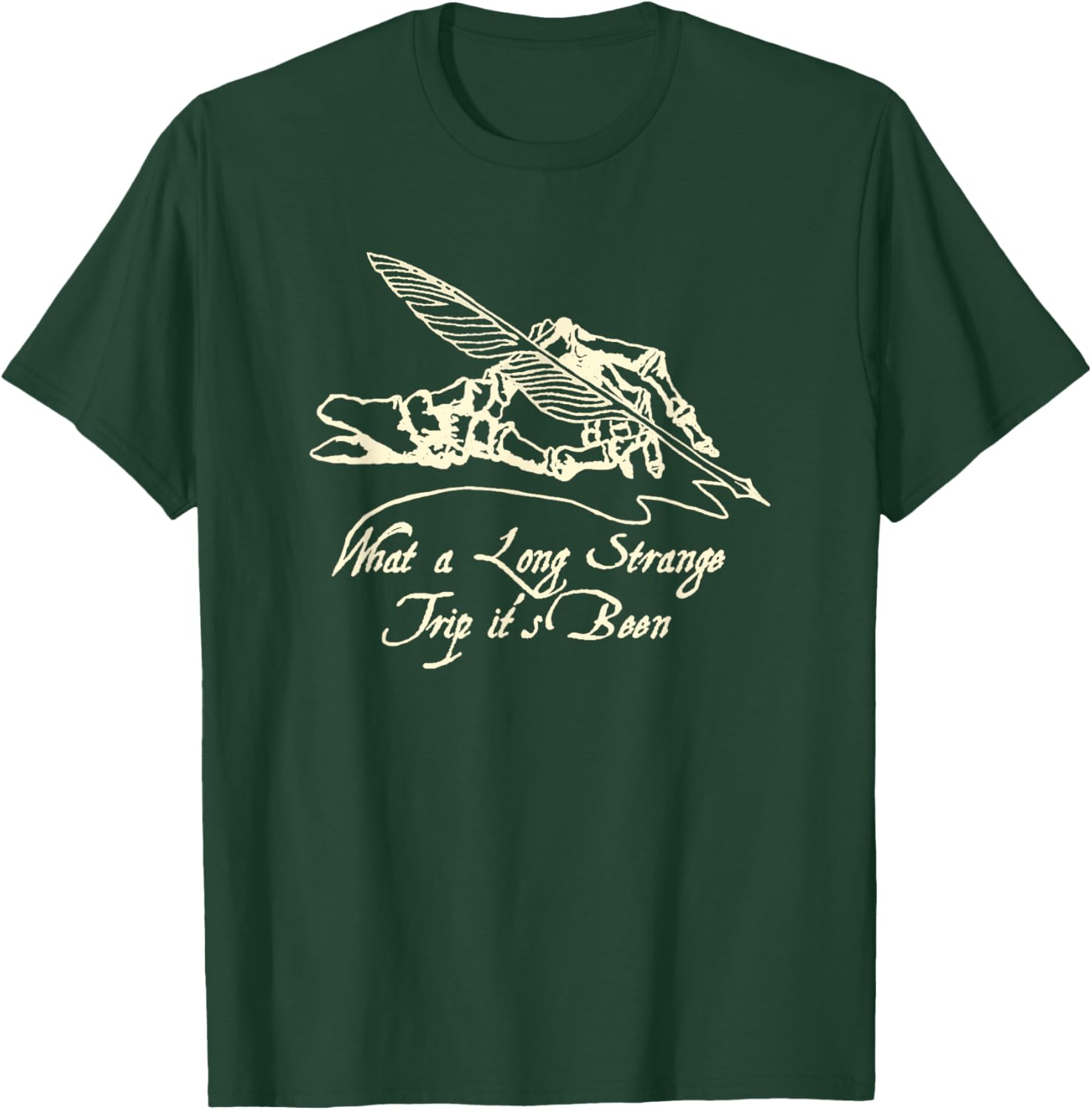 Grateful Dead Ice Nine Lyrics Strange Trip T-Shirt - T-Shirt | Forest