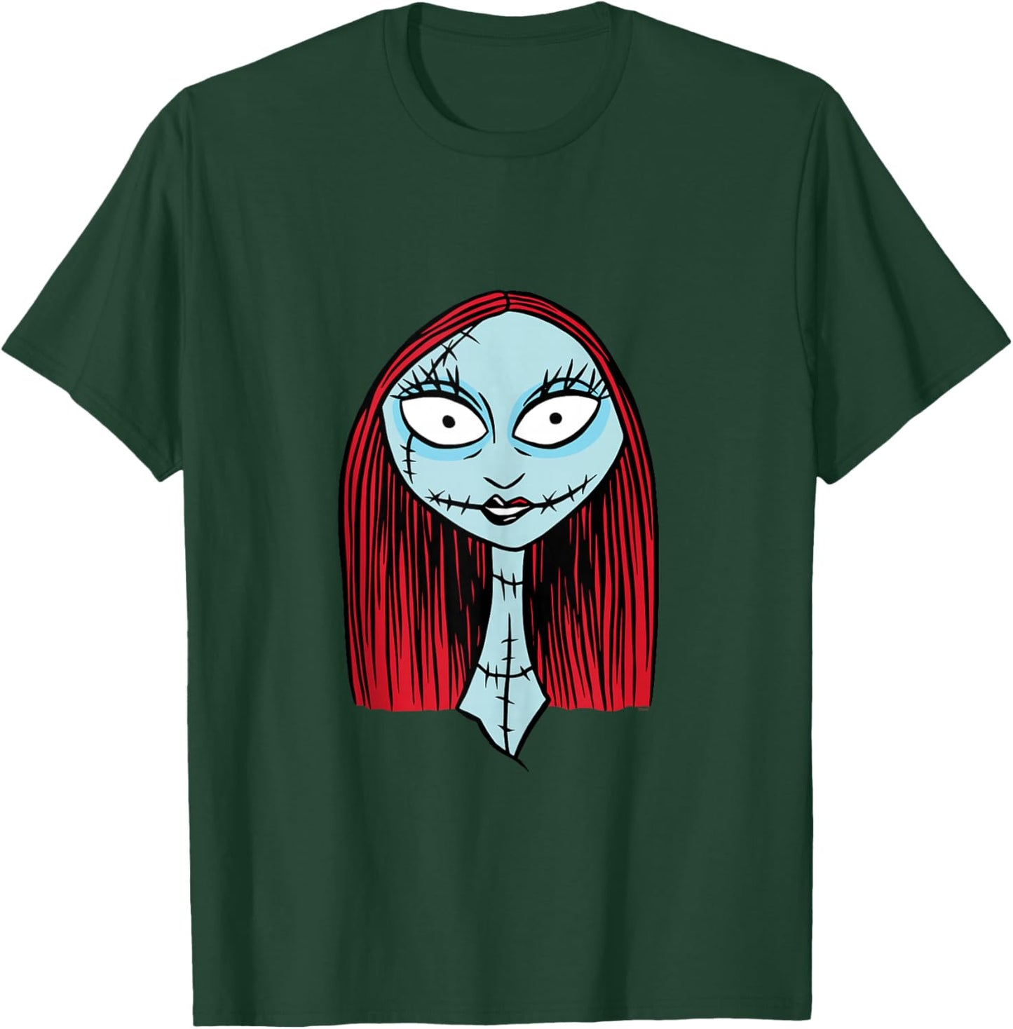 Disney The Nightmare Before Christmas Sally Big Face T-Shirt - T-Shirt | Forest
