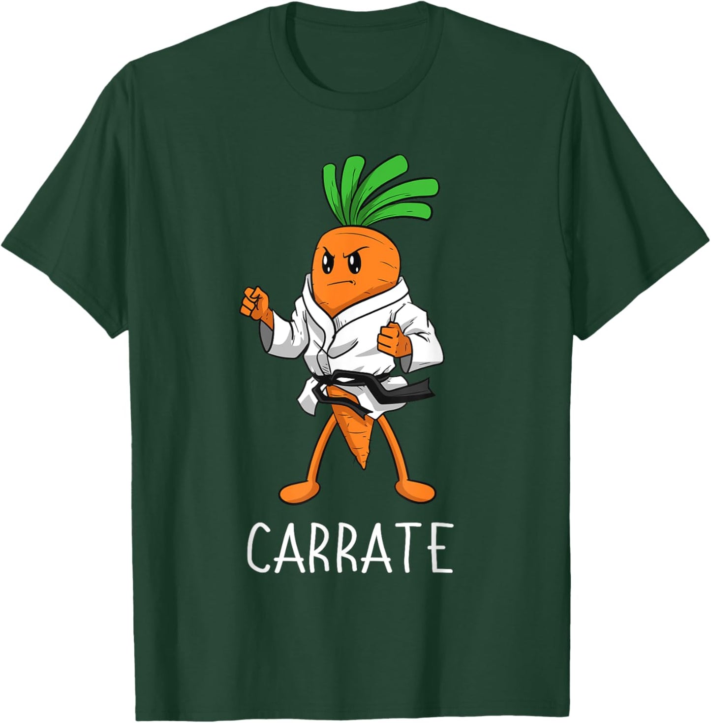 Carrate Karate Carrot Student Teacher Trainee Trainor Small T-Shirt - T-Shirt | Forest
