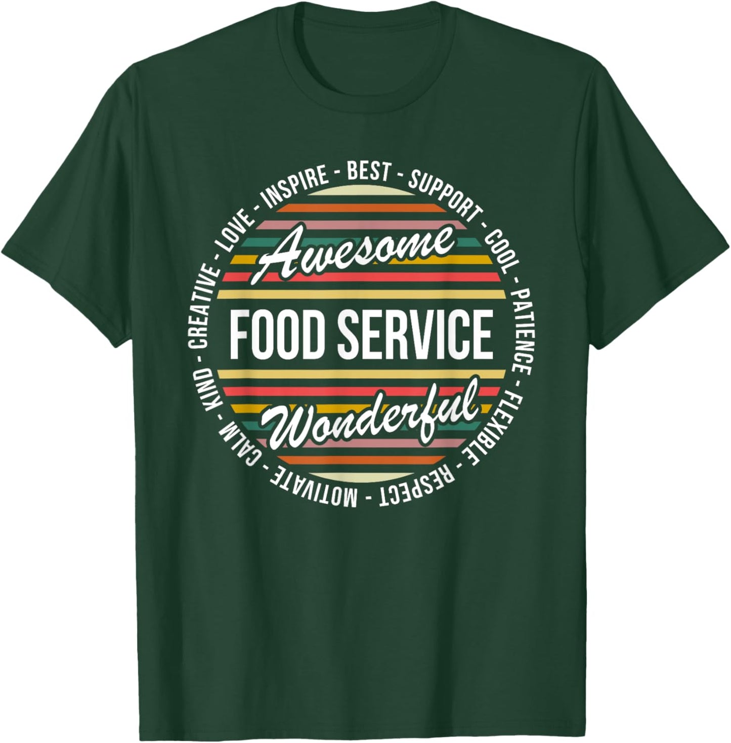 Food Service Shirts Funny Dietary Week Appreciation T-Shirt - T-Shirt | Forest