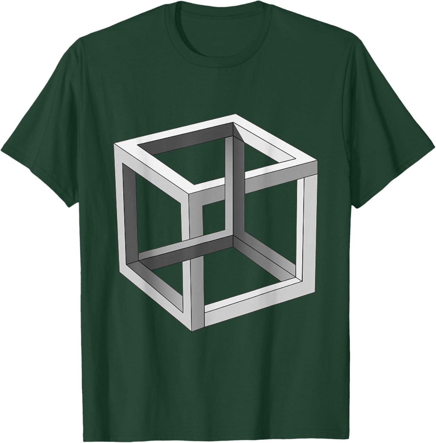 Optical Illusion T-Shirt - T-Shirt | Forest