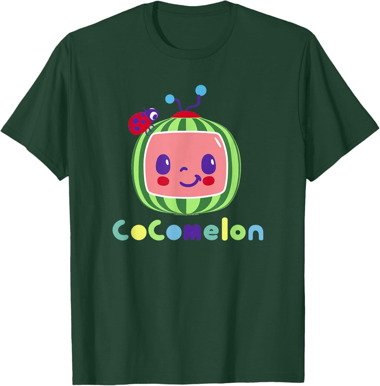 CoComelon Classic Centered Smile T-Shirt - T-Shirt | Forest