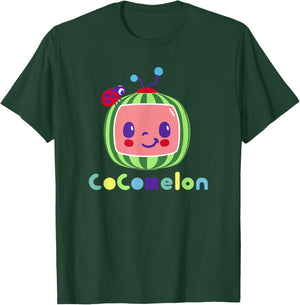 CoComelon Classic Centered Smile T-Shirt - T-Shirt | Forest