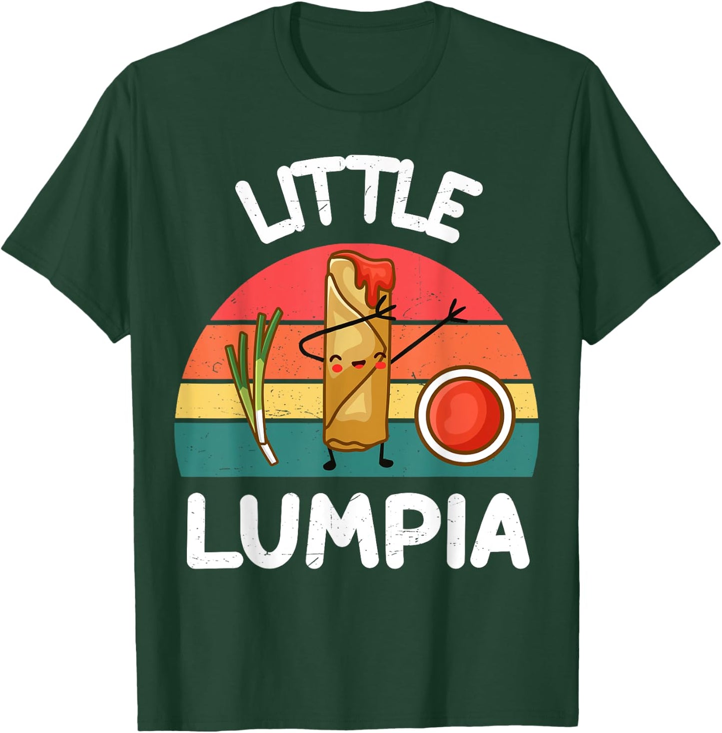 Toddler Boys Little Lumpia Cute Baby Girls Filipina Filipino T-Shirt - T-Shirt | Forest